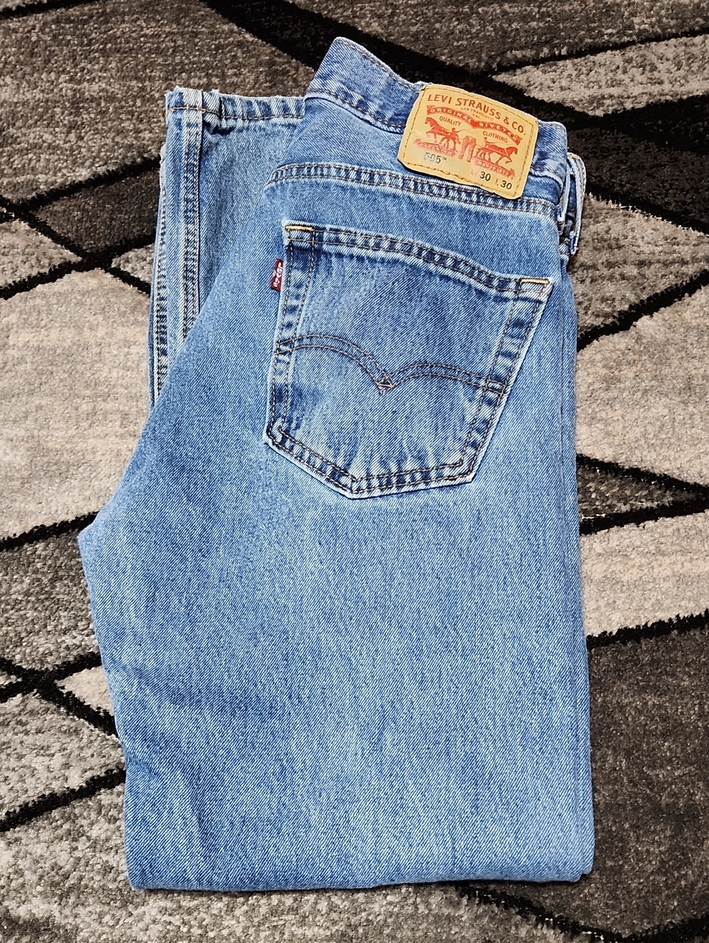 LEVI'S 505 REGULAR FIT STRAIGHT LEG DENIM JEAN